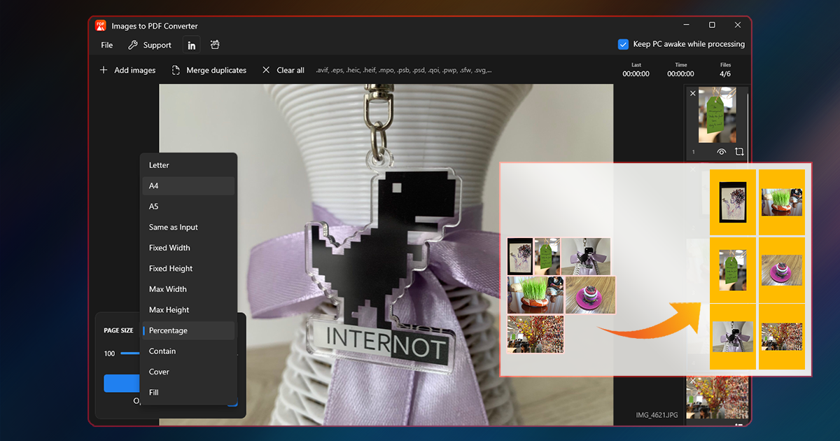 Images to pdf converter