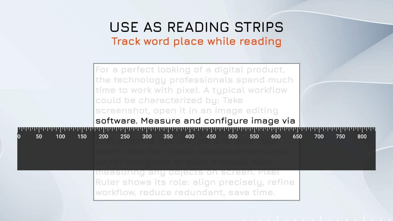 Use as Reading Strips - Track word place while reading.