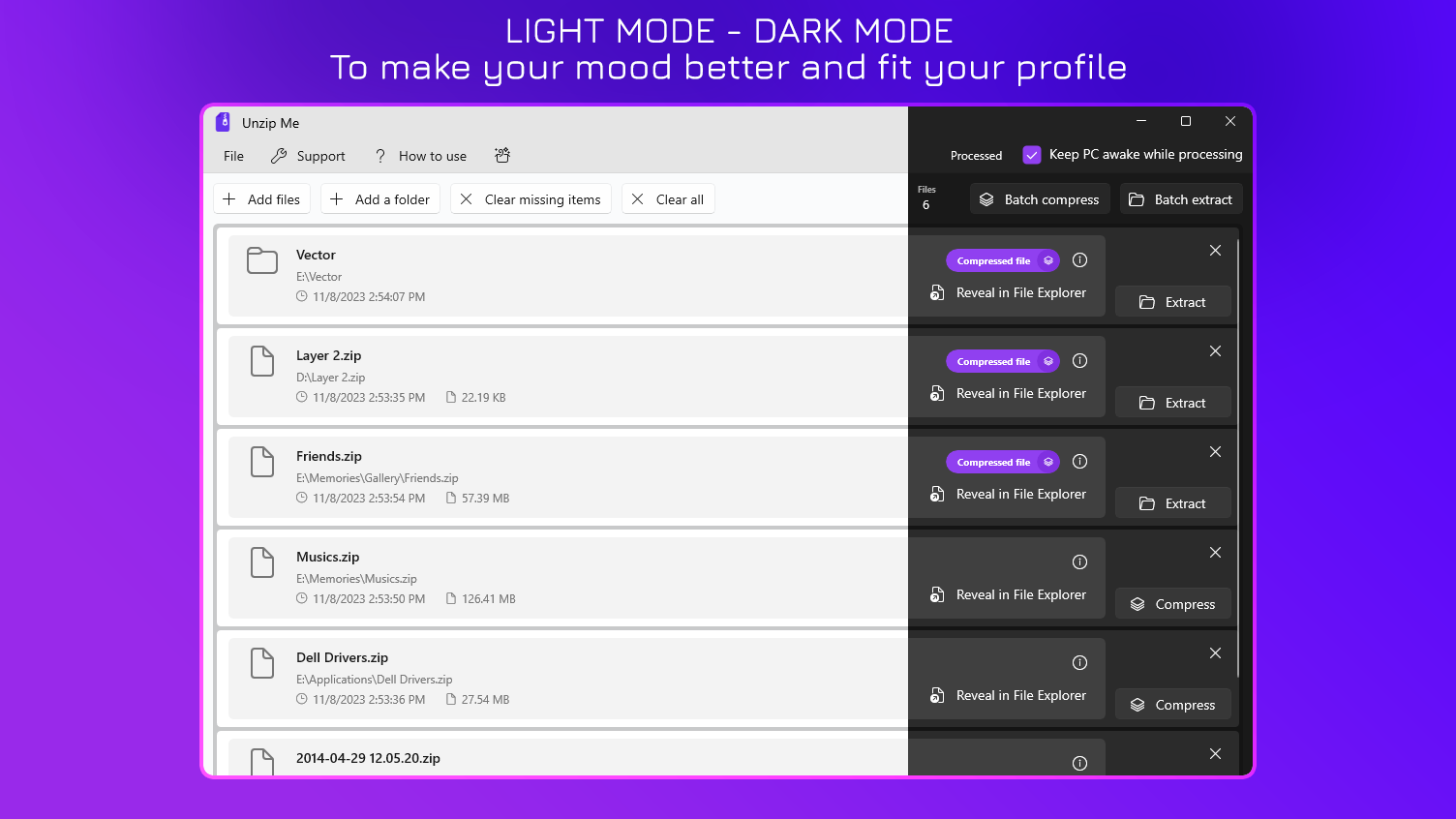 Light Mode - Dark Mode - To make your mood better and fit your profile