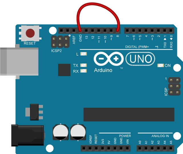 Nối 1 pin OUT bất kỳ vào GND