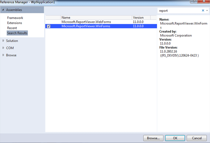 WPF report viewer tutorial .Net