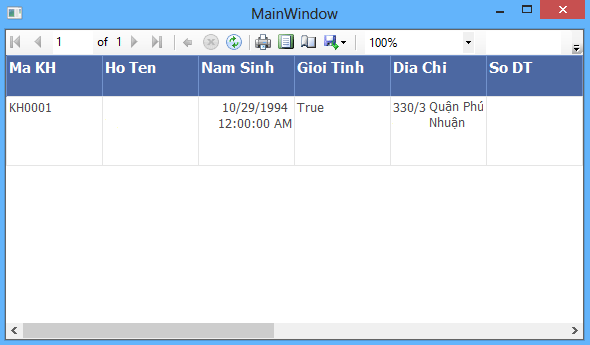 WPF report viewer tutorial