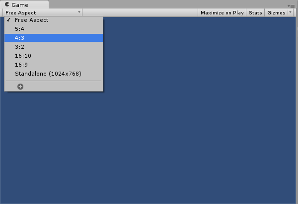 Unity IDE.