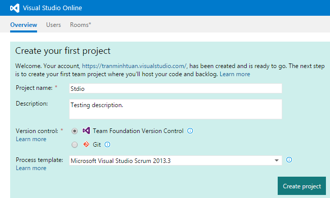 Làm việc nhóm với team foundation server tfs