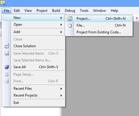 Tạo empty project trong Visual Studio