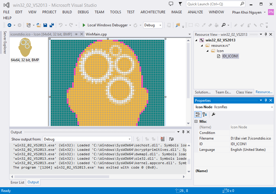 Hiển thị resource ảnh icon trong winform với Win32API