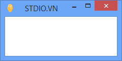 Giao diện Winform đã được cài đặt icon