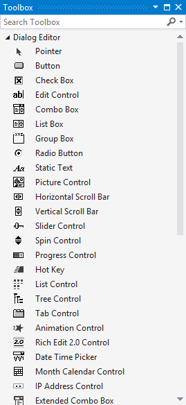 Giao diện Dialog Editor Win32API