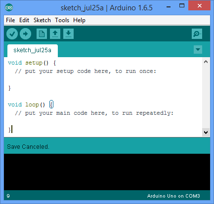 Arduino IDE.