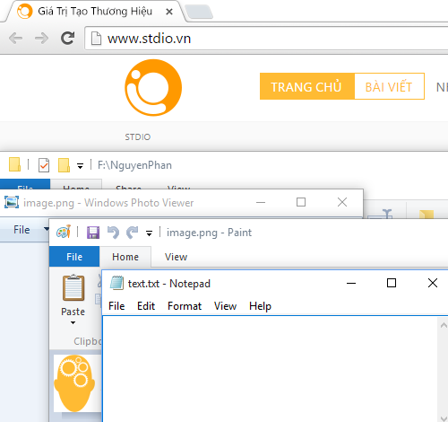 Mở file với ShellExecute()
