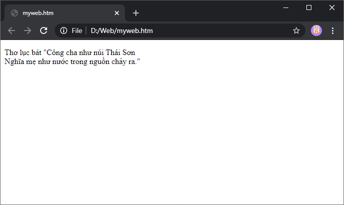 Thẻ trích dẫn câu nói <q>