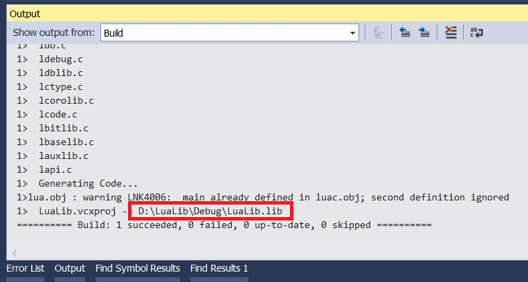 Hướng Dẫn Tạo Thư Viện Static Lua Bằng Visual Studio11