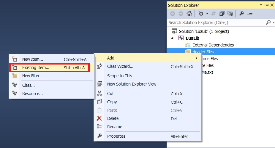 Hướng Dẫn Tạo Thư Viện Static Lua Bằng Visual Studio5