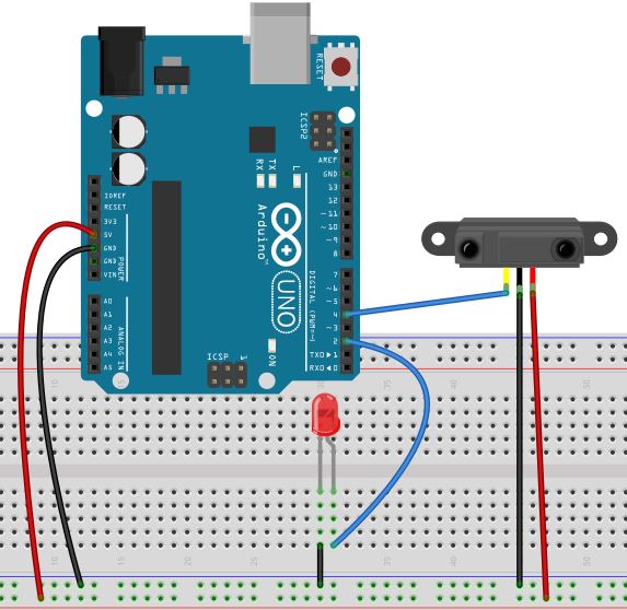 Lắp mạch cảm biến hồng ngoại và Arduino.