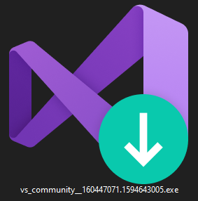 File cài đặt Visual Studio Community