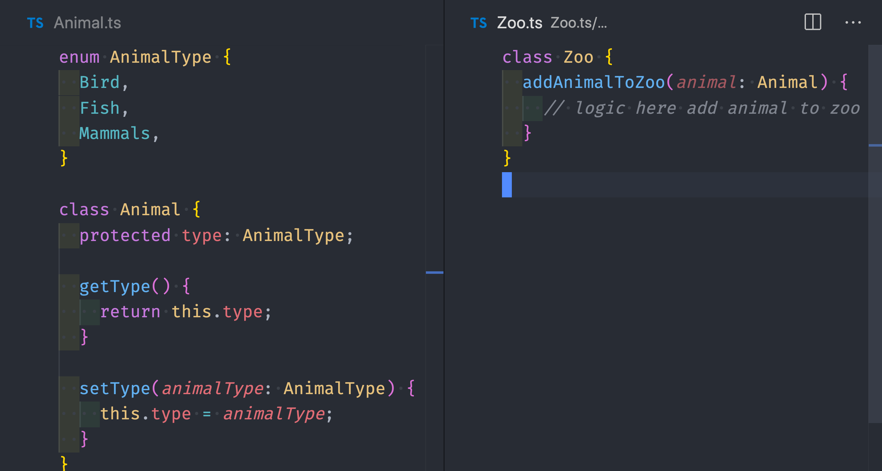 SRP UML to code