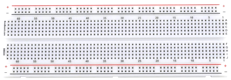 Breadboard test mạch.