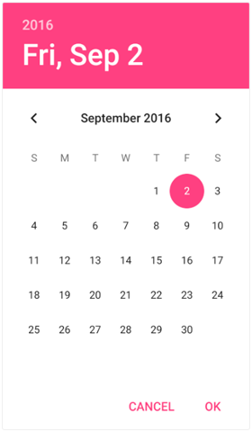 Dialog trong Android - DatePickerDialog