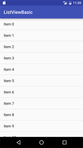 ListView trong Android.